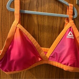 Reebok Vibrant Orange and Pink Sports Bra